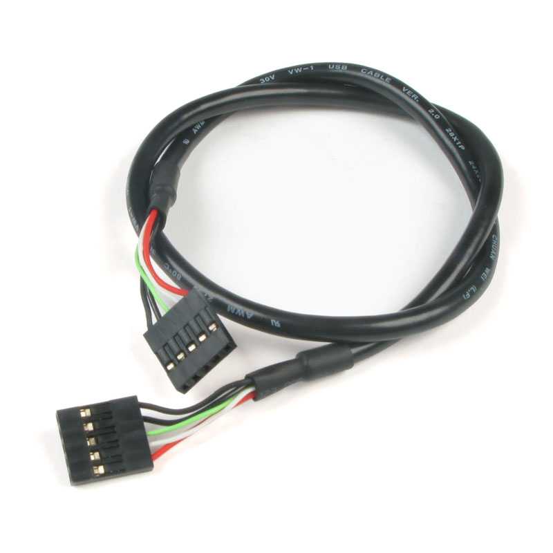 Cables Internal Motherboard 5 Pin to USB Female Cable Adapter Extension Cable Cable Length: 625mm 