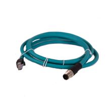 A-Coded M12 8-pin to RJ45 Cable - 2 Meter Shielded