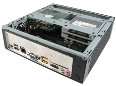MC500 Mini-ITX Case with multiple storage options, up to 4 HDDs