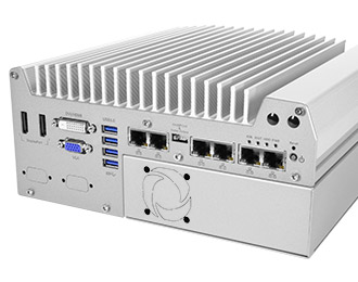 Neousys Rugged Intel Skylake Fanless Computer with Dual PCIe Slot Expansion Cassette