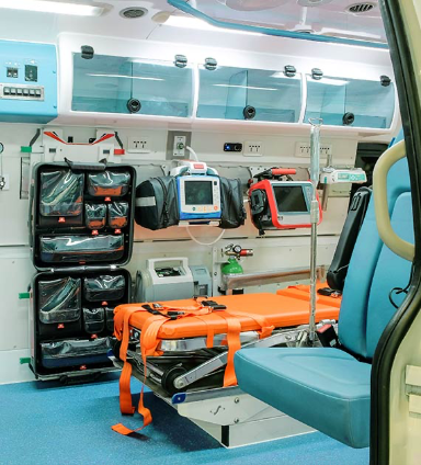 Rugged computers die in een medische omgeving worden gebruikt
