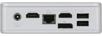 The rear view of the OnLogic CL100 showing the industrial I/O ports