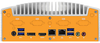 Industrial Intel® 6th Gen Fanless Computer w/optional Core™ i7 and 4 COM